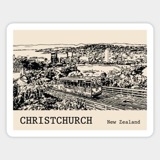 Christchurch New Zealand Magnet